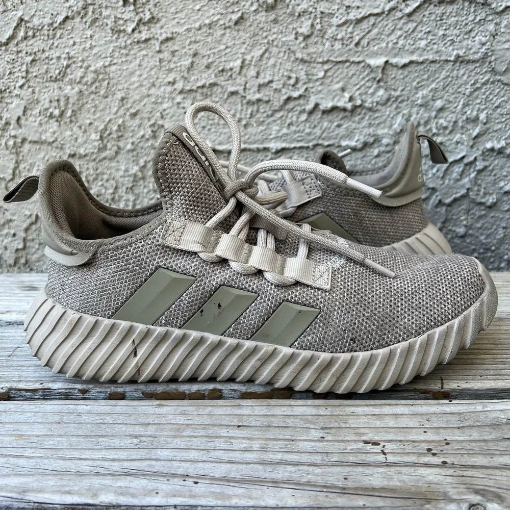 Adidas Shoes Men Size 10 Kaptir 3.0 Lace Up Athletic Running‎ Tan